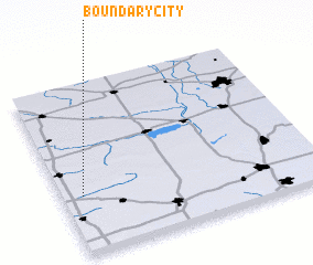 3d view of Boundary City