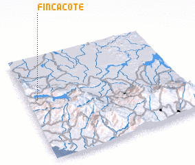 3d view of Finca Cote