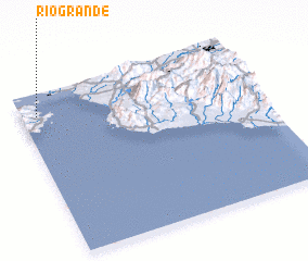 3d view of Río Grande