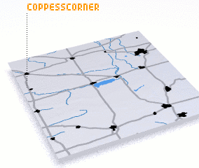 3d view of Coppess Corner