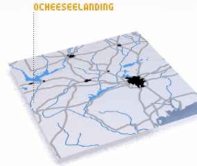 3d view of Ocheesee Landing