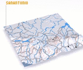 3d view of San Antonio