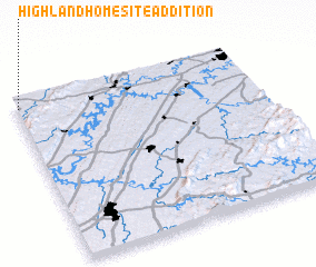 3d view of Highland Homesite Addition