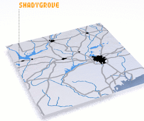 3d view of Shady Grove