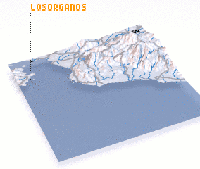 3d view of Los Órganos