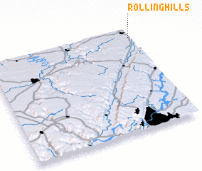 3d view of Rolling Hills