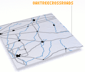 3d view of Oak Tree Crossroads
