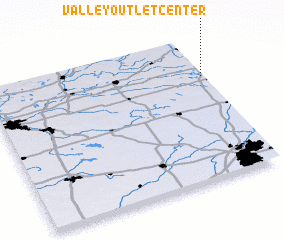 3d view of Valley Outlet Center