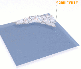 3d view of San Vicente