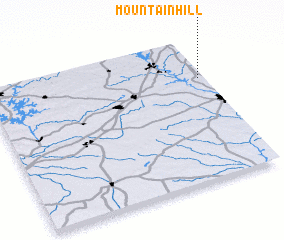 3d view of Mountain Hill