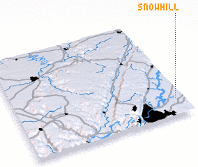 3d view of Snow Hill