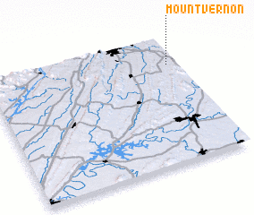 3d view of Mount Vernon