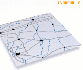 3d view of Lyonsville