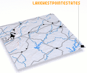 3d view of Lake West Point Estates