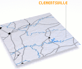 3d view of Clementsville