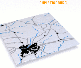 3d view of Christianburg