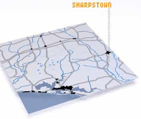 3d view of Sharpstown