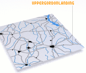 3d view of Upper Gordon Landing