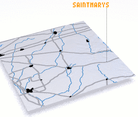 3d view of Saint Marys