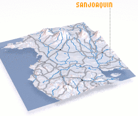 3d view of San Joaquín