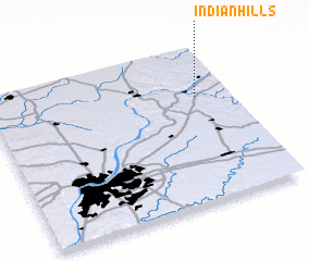 3d view of Indian Hills