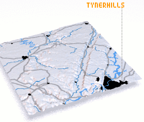 3d view of Tyner Hills