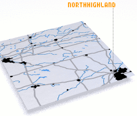 3d view of North Highland