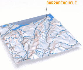 3d view of Barranco Chele