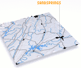 3d view of Sand Springs