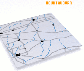 3d view of Mount Auburn