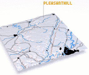 3d view of Pleasant Hill