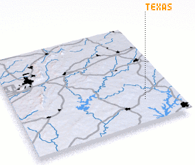 3d view of Texas