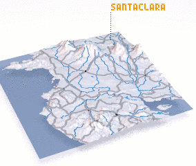 3d view of Santa Clara