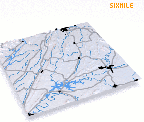 3d view of Six Mile