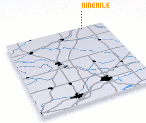 3d view of Nine Mile