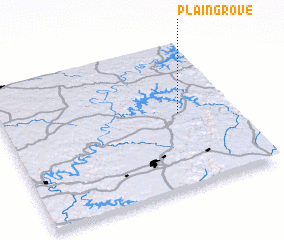 3d view of Plain Grove