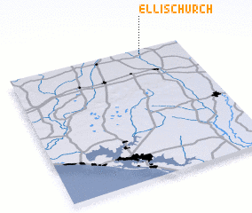 3d view of Ellis Church