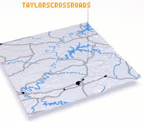 3d view of Taylors Crossroads