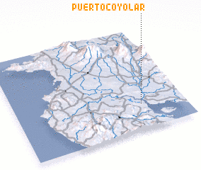 3d view of Puerto Coyolar