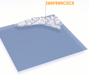 3d view of San Francisco