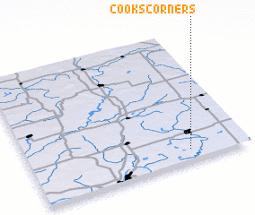 3d view of Cooks Corners