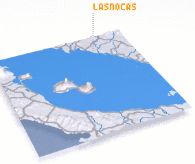 3d view of Las Ñocas