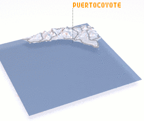 3d view of Puerto Coyote