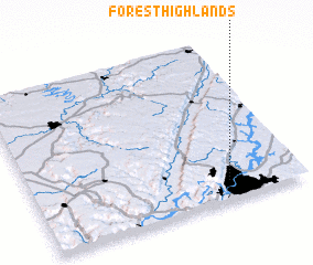 3d view of Forest Highlands