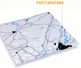 3d view of Fort Cheatham