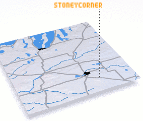 3d view of Stoney Corner