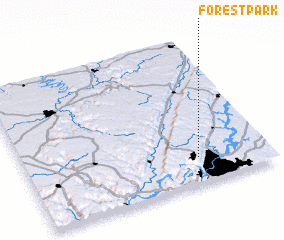 3d view of Forest Park