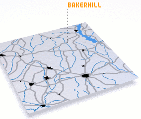 3d view of Baker Hill