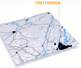 3d view of Chattanooga