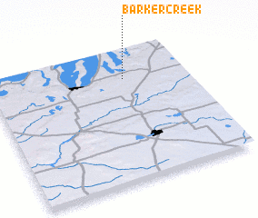 3d view of Barker Creek